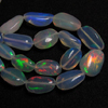 7 inches - Most Beautifull Amazing - AAAAAAA - Tope Grade Quality Ethiopian OPAL - Smooth Polished Nuggest huge Size 8 - 11.5 mm long